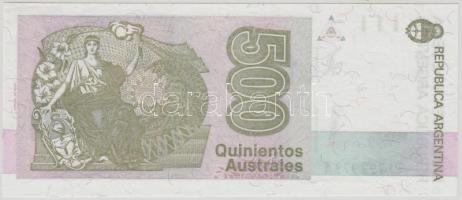 Argentína 1985-1990. 500A T:I
Argentina 1985-1990. 500 Australes C:UNC