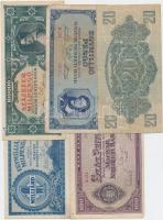 30db-os vegyes magyar bankjegy tétel, közte pengők, inflációs pengők, forintok T:vegyes