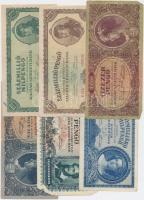30db-os vegyes magyar bankjegy tétel, közte pengők, inflációs pengők, forintok T:vegyes