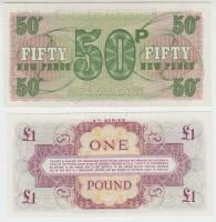 Nagy-Britannia/katonai kiadások 1962. 1Ł + 1972. 50p T:I
Great-Britain/British Armed Forces 1962. 1 ...