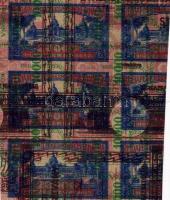 Okmánybélyegek 76db Próba- ill. Tévnyomat