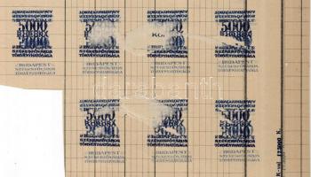 Okmánybélyegek 76db Próba- ill. Tévnyomat