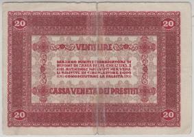 Olaszország/Velence/osztrák-magyar megszállás 1918. 20L T:III ragasztott
Italy/Venice/Austro-Hungari...