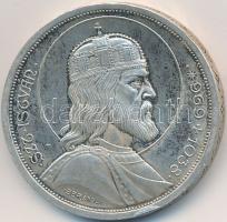 1938. 5P Ag "Szent István" T:2- ph.