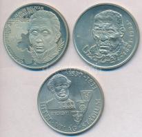 1983. 100Ft "Széchenyi István" + 100Ft "Simon Bolivár" + 100Ft "Czóbel Béla...