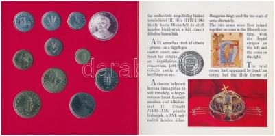 1994. 10f-100Ft 10xklf db + 200Ft Ag "Deák" dísztokos szettben T:BU