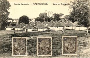 Camp de Sénégalais / Senegalese camp in Madagascar, folklore