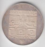 Ausztria 1976. 100Sch Ag "Innsbruck - XII. téli olimpia / Lesikló sánc" T:2 (PP)
Austria 1...