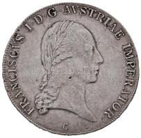 Ausztria 1824C Tallér Ag "II. Ferenc" Prága (28g) T:2-,3  Austria 1824C Thaler Ag "Franz II" Prague (28g) C:VF,F  Krause KM# 2162