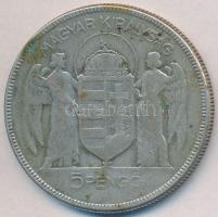 1930. 5P Ag "Horthy jobbra" T:3 Adamo P8