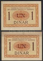 Jugoszlávia 1919. 1D (2x) T:II