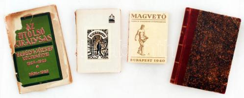 4 db könyv-Magvető. A magyar irodalom élő könyve. Összegyűjtötte Móricz Zsigmond. Facsimile kiadás. ...
