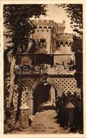 Sintra, Cintra; Palacio da Pena, entrada / palace entry