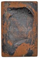 Murányi Gyula (1881-1920) DN "Heine" Br plakett (54,5x81mm) T:2,2-
HP 3655