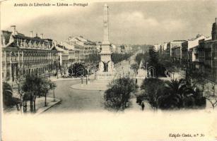 Lisbon, Avenida da Liberdade / avenue, statue