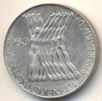 Csehszlovákia 1980. 100K Ag "Szpartakiád Játékok" T:2,2- Czechoslovakia 1980. 100 Korun Ag "Fifth Spartakiade Games" C:XF,VF