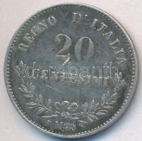 Olaszország 1863MBN 20c Ag "II. Viktor Emánuel" T:2,2-
Italy 1863MBN 20 Centesimi Ag &quot...