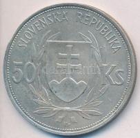 Szlovákia 1944. 50K Ag "Függetlenség 5. évfordulója" T:2- ph.
Slovakia 1944 50 Korun Ag &q...