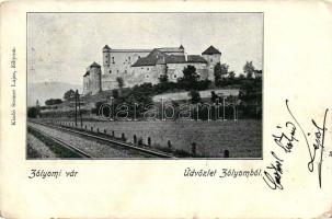 Zólyom, vár, kiadja Steiner Lajos / castle