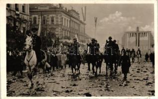 1938 Kassa, bevonulás, Horthy Miklós / entry of the Hungarian troops, Horthy