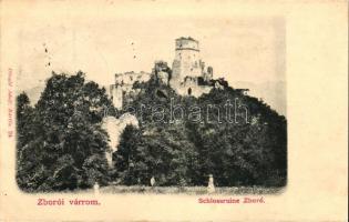 Zboró, várrom, kiadja Divald Adolf / castle ruins