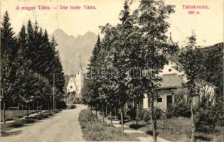 Tátralomnic, utca, kiadja Divald Károly / street