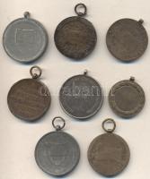 Vegyes militária és falerisztika tétel 8db medállal, mellszalagok nélkül, közte 1938. "Felvidék...