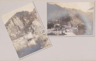 cca 1904 Bosznia-Horvtország fotóalbum, 61 db fotó, köztük képe a mostari hídról, 11x8 cm