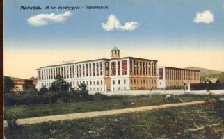 Munkács, dohánygyár / tobacco factory (EK)