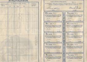 1920. "Somogymegyei Keresztény Irodalmi és Nyomdai Részvénytársaság Kaposvár" dekoratív ré...