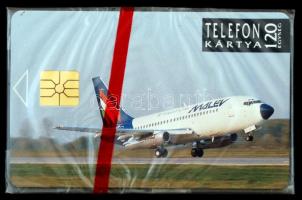 1992 MALÉV 120 egységes telefonkártya eredeti bontatlan csomagolásban / Hungarian phone card