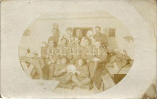 1916 Szilveszter éjszakája, Első Világháborús Osztrák-Magyar katonák., 1916 New Year's eve, WWI Hungarian soldiers group photo