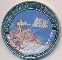 Libéria 2001. 10$ "Szabadság pillanatai - Magyar szabadságharc" multicolor T:PP ujjlenyomatos Liberia 2001. 10 Dollars "Moments of Freedom - Hungarian war of independence" multicolor C:PP fingerprint