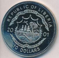 Libéria 2001. 10$ "Szabadság pillanatai - Magyar szabadságharc" multicolor T:PP ujjlenyoma...