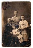 1919 Budafok, Névre szóló önigazolás és utazás céljából kiadott igazolvány arról, hogy fent nevezett...