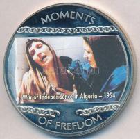 Libéria 2004. 10$ "Szabadság pillanatai-Az algériai függetlenségi felkelés 1954" multicolor T:PP ujjlenyomatos Liberia 2004. 10 Dollars "Moments of Freedom-War of independence in Algeria 1954" multicolor C:PP fingerprint