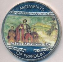 Libéria 2004. 10$ "Szabadság pillanatai-A nándorfehérvári ütközet 1456" multicolor T:PP ujjlenyomatos Liberia 2004. 10 Dollars "Moments of Freedom-The Battle of Nándorfehérvár 1456" multicolor C:PP fingerprint