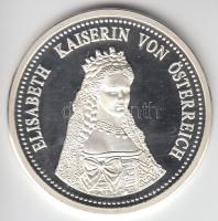 Ausztria DN "Erzsébet királyné" jelzett Ag emlékérem (8.35g/0.999/30mm) T:PP ujjlenyomat Austria ND "Empress Elisabeth of Austria" marked Ag commemorative medallion (8.35g/0.999/30mm) C:PP fingerprint