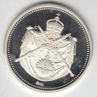 Ausztria DN "Erzsébet királyné" jelzett Ag emlékérem (8.35g/0.999/30mm) T:PP ujjlenyomat
A...