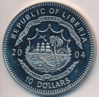 Libéria 2004. 10$ "Szabadság pillanatai-A gén-térkép 2000." multicolor T:PP ujjlenyomatos
...
