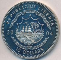 Libéria 2004. 10$ "Szabadság pillanatai-Rákóczi szabadságharc 1703" multicolor T:PP ujjlen...