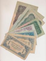 1944. 1P (2xklf) + 2P + 5P + 10P + 20P + 50P + 100P "A Vörös Hadsereg Parancsnoksága" T:vegyes