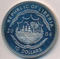 Libéria 2004. 10$ "Szabadság pillanatai-Jean d´Arc 1429." multicolor T:PP ujjlenyomatos
Li...