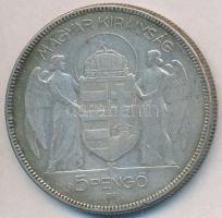 1930. 5P Ag "Horthy jobbra" T:3 Adamo P8