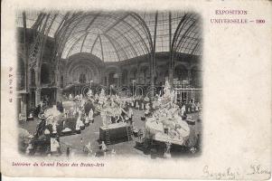 1900 Párizsi világkiállítás törött, sarokhiba