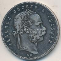 1869KB 1Ft Ag "Ferenc József / Angyalos címer" T:2-
Adamo M15