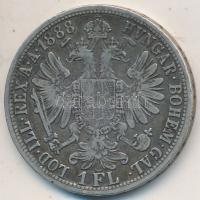 Ausztria 1888. 1Fl Ag "Ferenc József" T:2- Austria 1888. 1 Florin Ag "Franz Joseph" C:VF Krause KM#2222