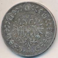 Ausztria 1909. 5K Ag "Ferenc József" T:2-,3 Austria 1909. 5 Corona Ag "Franz Joseph" C:VF,F