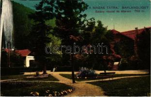 Tátra, Barlangliget, sétány, étterem / promenade, restaurant (EK)