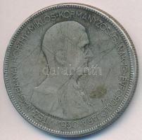 1930. 5P Ag "Horthy jobbra" T:3,3- Adamo P8